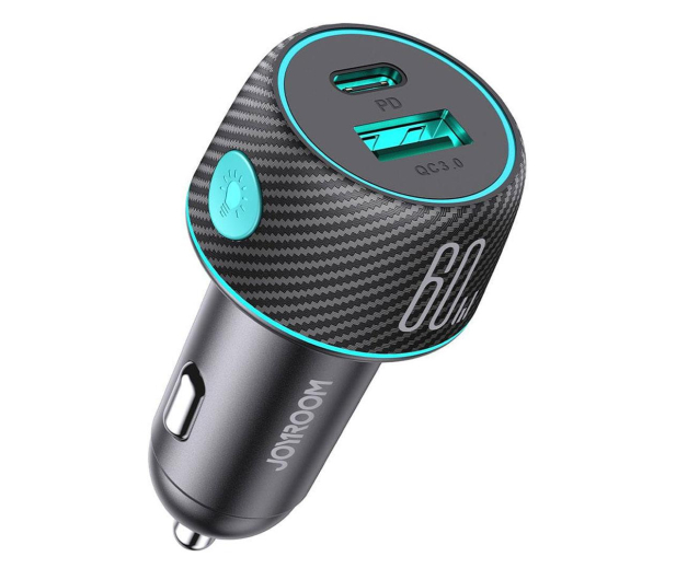 JoyRoom Ładowarka samochodowa 60W USB-C USB-A - 1257676 - zdjęcie